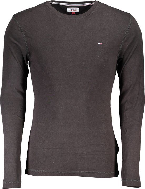 Tommy Jeans Original Rib Longsleeve T-shirt - Black - Men - Size L