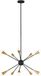 Feiss LED Kroonluchter | 3W 3000K 3000Lm 830 | Dimbaar | Midnight Black
