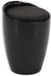 IDIMEX Tabouret de bain DANIEL avec rangement, noir