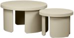 sweeek - Set de 2 tables gigognes rondes, table basse - luma