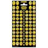 Globos nordic Totum Stickers Crazy Yellow Faces