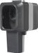Sygonix SY-6670746 1-voudig Stopcontact (opbouw) Afsluitbaar, Zwenkbare stopcontacttop IP55 Grijs