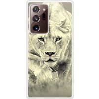 Lionne Verstevigd hoesje met sublimatie bedrukking, compatibel met Samsung Galaxy Note