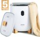 VEVOR Handdoekwarmer 25L Emmer Led Scherm Onder Timer Handdoekmand Wit