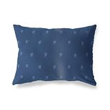 BonaMaison Blauw Decoratieve Kussensloop, Kussenhoezen Bank, Decoratieve Kussenhoesjes, Kussensloop; Sofa, Slaapkamer, Kantoor, Auto 45x60 Cm - Ontworpen en vervaardigd in Turkije