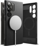 Ringke Onyx Magnetic | Hoesje Geschikt voor Samsung Galaxy S24 Ultra | Compatibel met MagSafe | Back Cover Flexibel TPU | Zwart