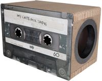 DISTRICT70 District 70 mixtape krabpaal - zwart - l - 51 x 31 x 35 cm