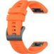 Techsuit Bracelet W060 pour Garmin Watch Fenix / Forerunner Series, 22mm, Orange