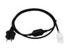 EUROLITE LED Neon Flex 230V Slim Power Cord met stekker