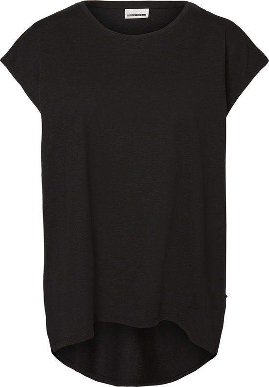 Noisy may NMMATHILDE S/S LOOSE LONG TOP BG NOOS Women's T-shirt - Size S - Black