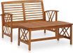 Maison Exclusive - Ensemble de salon 2 pièces pour le jardin, en bois d'acacia massif
