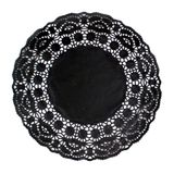 Garcia de Pou Ronde Doilies, 16,5 cm, Papier, Zwart, 16,5 x 30 x 30 cm