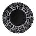 Garcia de Pou Ronde Doilies, 16,5 cm, Papier, Zwart, 16,5 x 30 x 30 cm