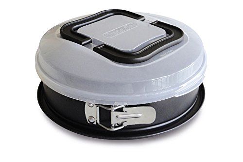 Guardini Bake Away springvorm - 26 cm - met transportdeksel - zwart