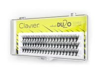 Clavier DU2O Double Volume Kępki Rzęs 11mm Zwart