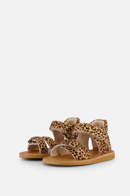 Shoesme Sandalen Leopard bruin Leer - Maat 21
