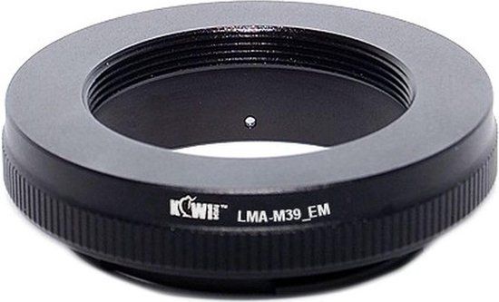 Kiwi Photo Lens Mount Adapter M39-EM - Zwart