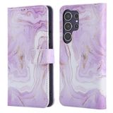imoshion Design Bookcase voor de Samsung Galaxy S25 Ultra - Purple Marble