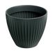 Bloempot Latia rond, Ø40 x 33 cm, antraciet