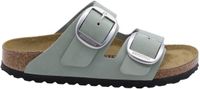 Birkenstock Arizona Big Buckle Teenslipper Groen Nubuck Dames Maat 36
