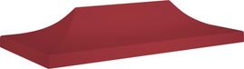 Prolenta Maison Exclusive Partytentdak, 6x3 meter, bordeauxrood, 270 g/m²