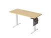 JOYFURNOS Bureau réglable en hauteur, 160 x 70 cm, Fonction mémoire, Connexion USB-C, Chêne doré