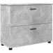 Maison Exclusive - Meuble de salle de bain gris béton, 76,5 x 35 x 64 cm