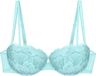 Triumph Palina Moonlight Kiss Balconette BH mit Bügel Blau Geblümt