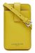 LIEBESKIND BERLIN Leren Telefoontasje Schoudertas Harris Mobile Pouch Hightech Donkergeel