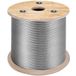 VEVOR Câble en Acier Inoxydable 316, Câble Métallique 150 m, Câble d'Acier Résistance à la Rupture 771 kg, Construction 7x7 Forte Tension Surface Lisse pour Porche Corde à Linge Clôtures de Jardin