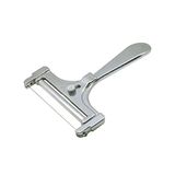 Fackelmann Kaassnijder en snijmachine van aluminium, portioneermachine met rol en snijdraad, keukengerei, grijs, 15 cm