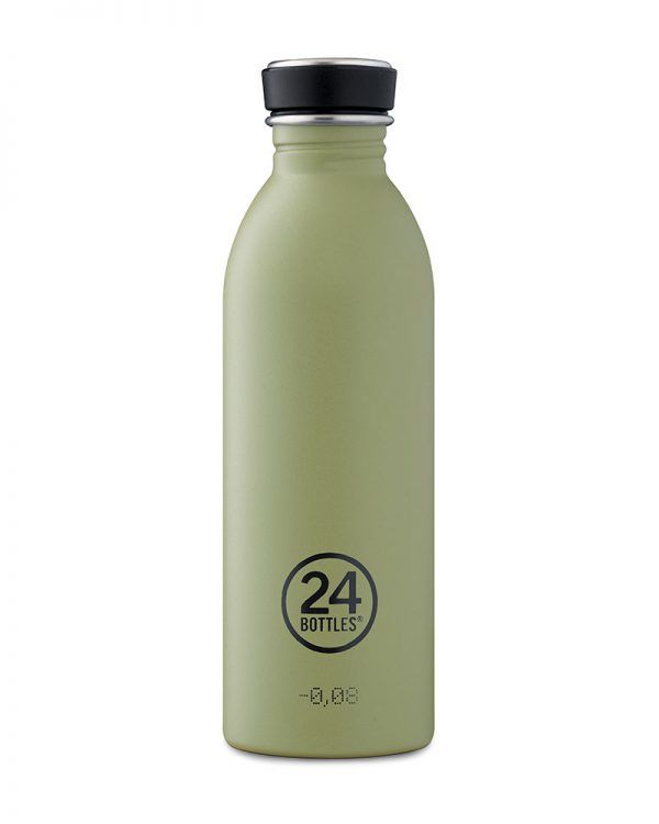 24Bottles Urban Bottle - 500ml - Stone Sage - Groen/Zwart