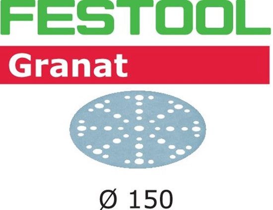 Festool schuurschijf Granat STF D 15048 K 180 GR 10 st