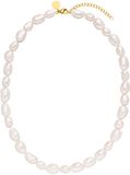 PURELEI Ketting 'Keshi Moonlight' goud / parelwit