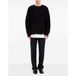 MM6 Maison Margiela Black Crew Neck Knit Men's