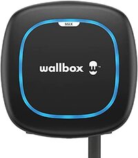 Wallbox Pulsar Max, Oplader voor Elektrische Voertuigen (7,4 kW, Type 2, Wifi, Bluetooth, OCPP, Binnen/Buiten, 5 m, Eenvoudige Installatie), Zwart