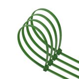 Nylon kabelbinders, 4,8 x 250 mm, groen, 30 stuks