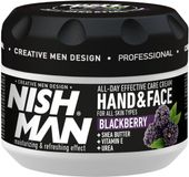 Nishman Hand & Face Cream Blackberry Extract voor Heren 300ml Dagelijk