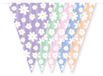 Globos guirlande de fleurs marguerites pastel décoration de fête 10 mètres.
