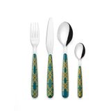 Guzzini - FUSION Set van 24 bestek - Smaragdgroen - 28195069