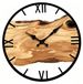 Solidchoice - Horloge mural en bois avec design classique
