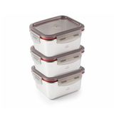 LACOR 64623 Ecoinox voedselcontainer, roestvrij staal 18/10, 260 ml, geschikt voor magnetron, oven, vriezer en vaatwasser, luchtdicht, 4 clipsluitingen, BPA-vrij