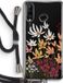 Case Company® - Huawei P30 Lite Hoesje met Koord - Painted wildflowers - Zwart Koord - Back Cover