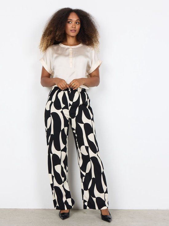 Soyaconcept Chanise 3B Zwart Broek Vrouwen L