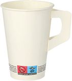 Starpak PAPSTAR 80 Drinkbekers met handgreep, karton 0,2 l Ø 7 cm · 9,7 cm wit