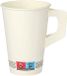 Starpak PAPSTAR 80 Drinkbekers met handgreep, karton 0,2 l Ø 7 cm · 9,7 cm wit