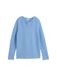 TOM TAILOR Dames basic gebreide coltrui, 34587 - Light Fjord Blue, 3XL