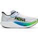 HOKA Loopschoen 'ROCKET X 3' azuur / limoen / zwart / wit