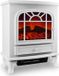 Monzana Poêle électrique - Effet flamme LED - 2000W Blanc - Avec télécommande
