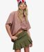 Superdry BENCH Rok 'Bench x Superdry & Co' lichtgrijs / olijfgroen